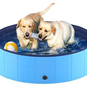 Blue Foldable Dog Pool New in Box